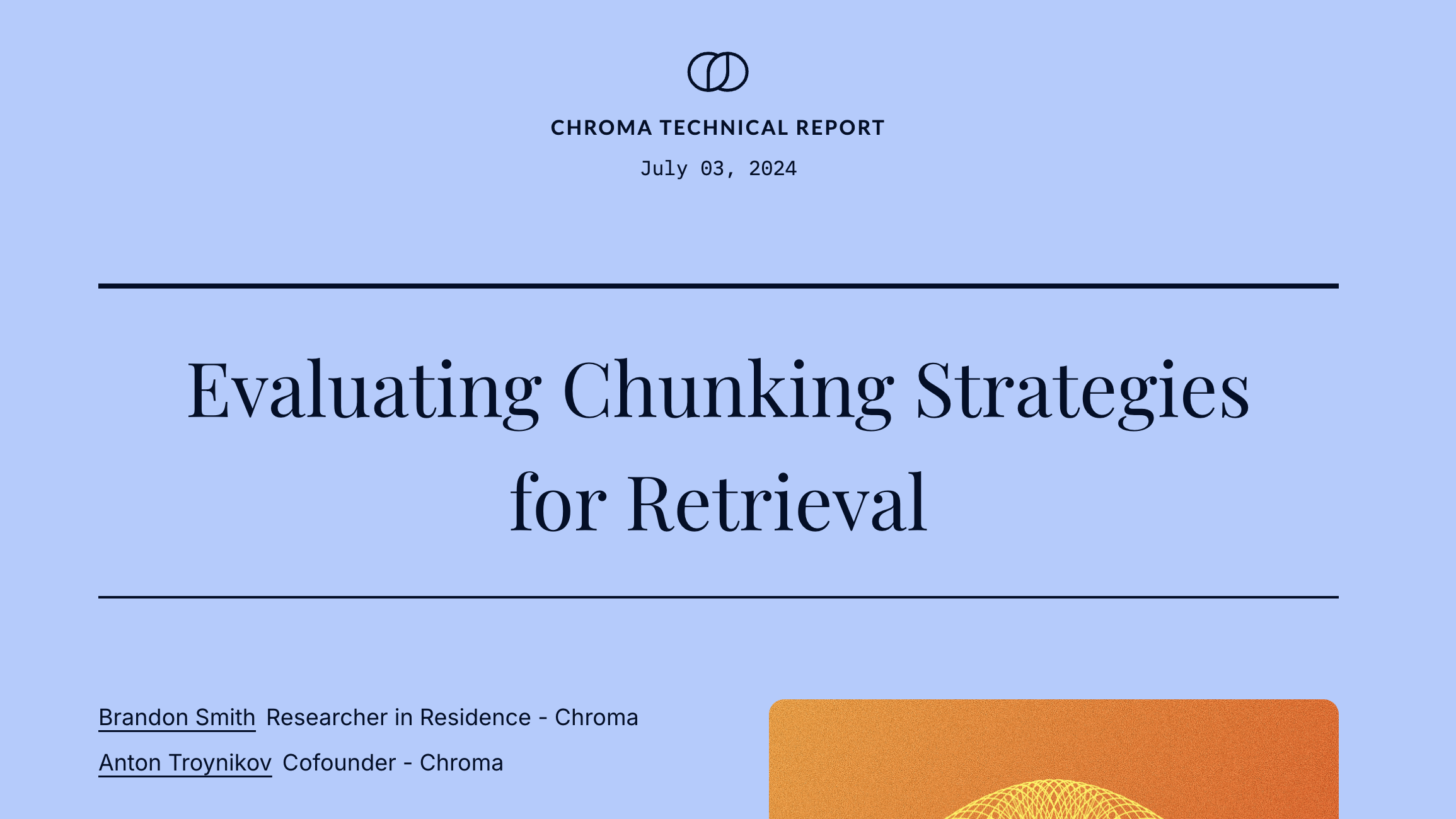 Chroma야, Chunking 평가를 어떻게 한다고?
